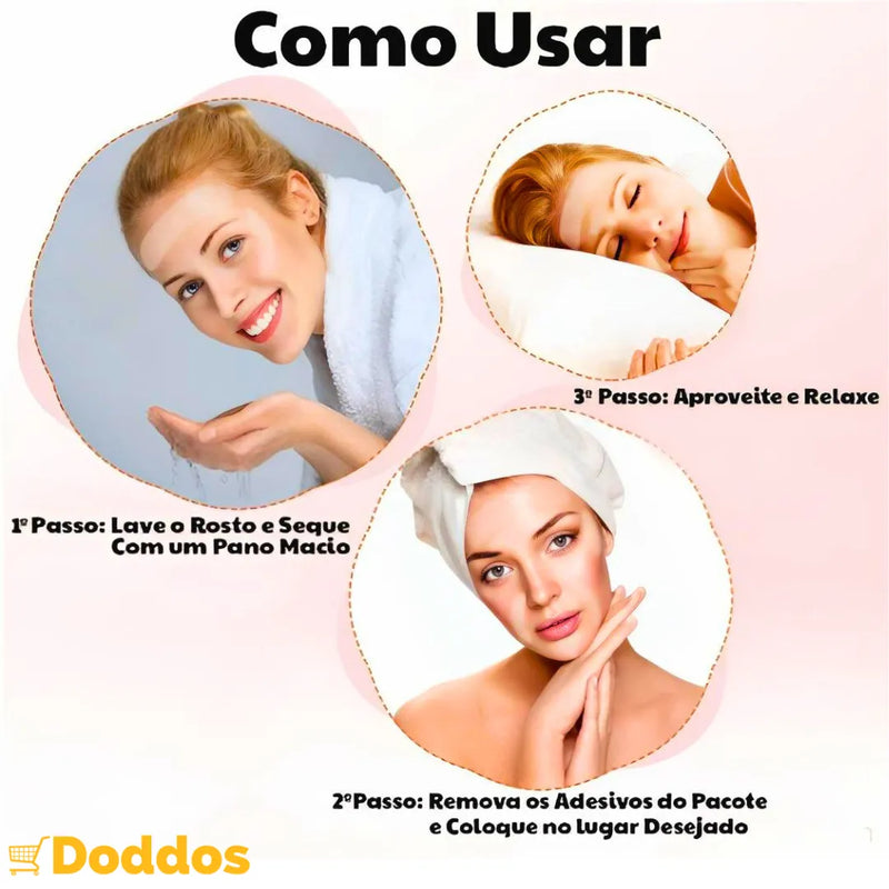 Adesivo Antirrugas Ageless Beauty- Rugas Nunca Mais!