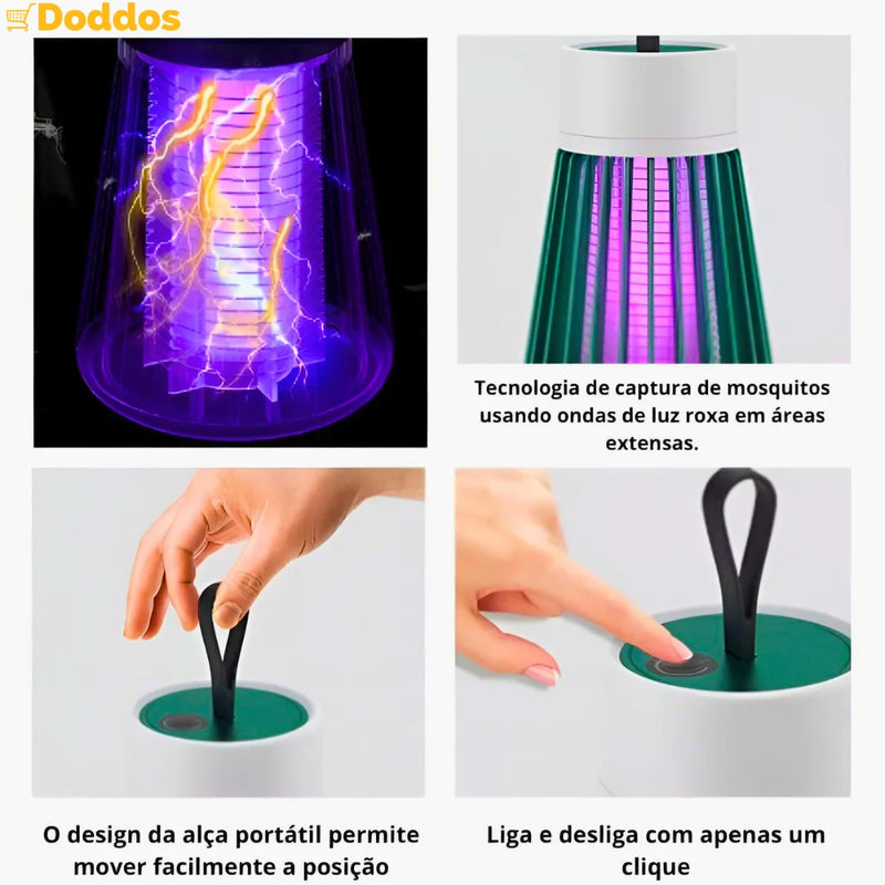 Lâmpada Mata-Mosquito BuzzOff - Não Deixe que o Mosquitos Atrapalhem seu Sono!