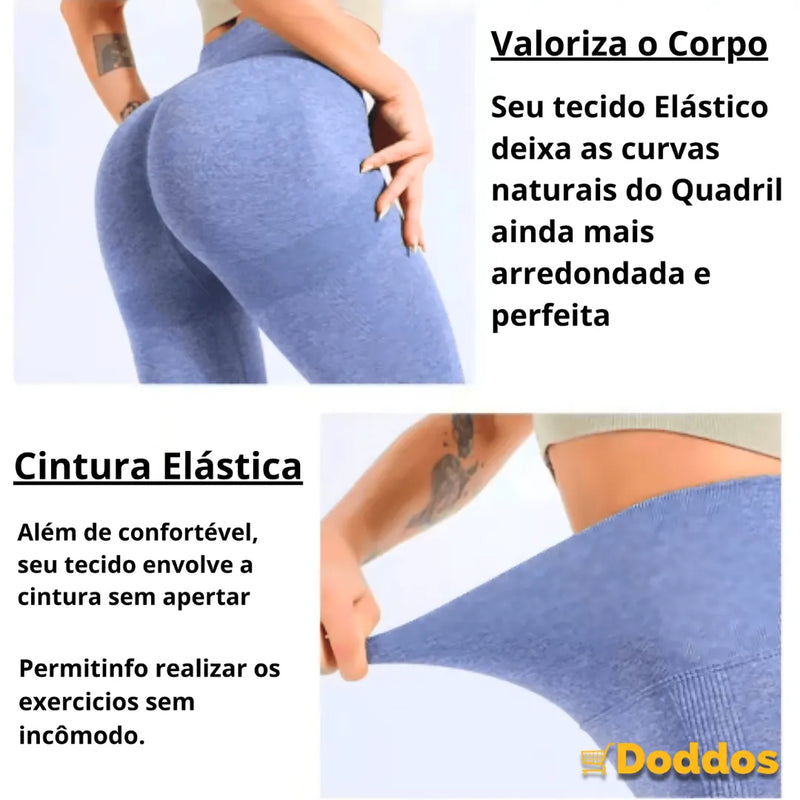 Calça Legging PowerShape - Zero transparência + Levanta o Bumbum