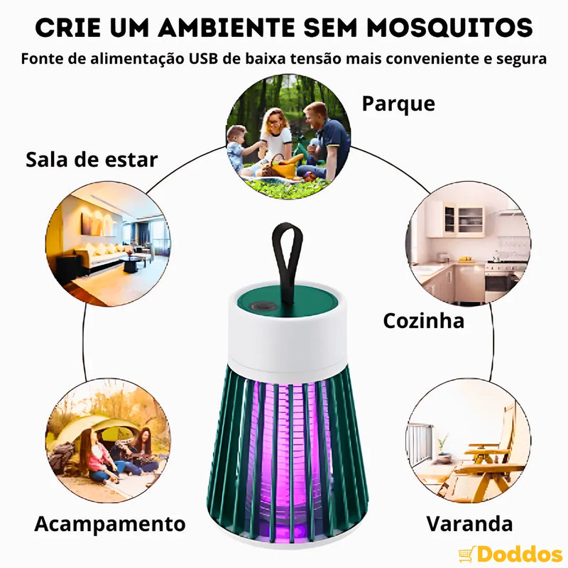 Lâmpada Mata-Mosquito BuzzOff - Não Deixe que o Mosquitos Atrapalhem seu Sono!